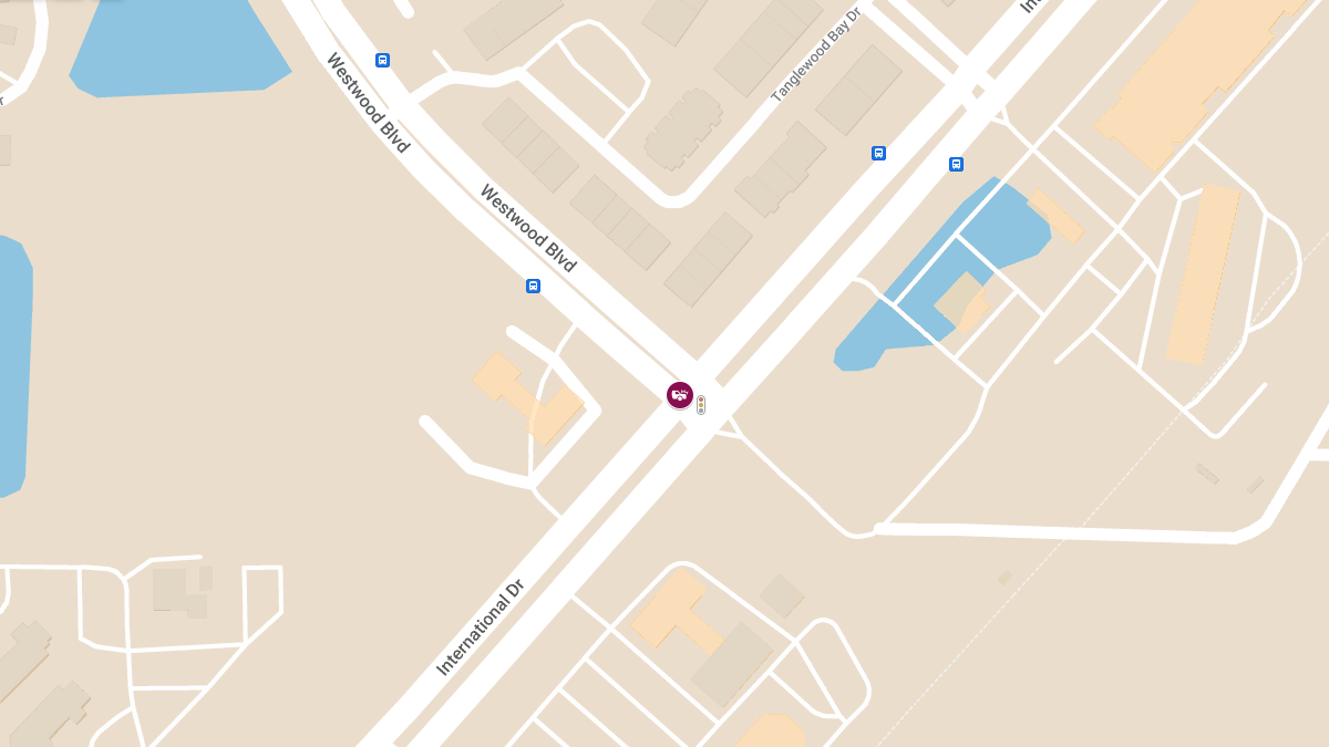 Injury Crash Causes Roadblock at Westwood Blvd & International Dr S