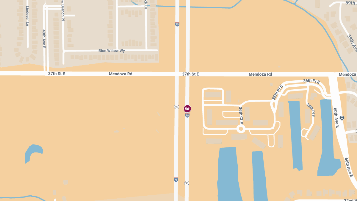 Injury Crash Causes Roadblock on I-75 SB at MM 216