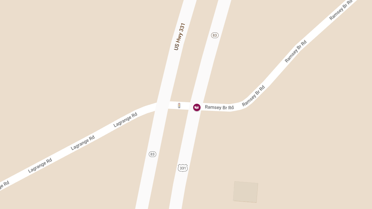 Injury Crash Causes Roadblock on US-331 at Ramsey Rd