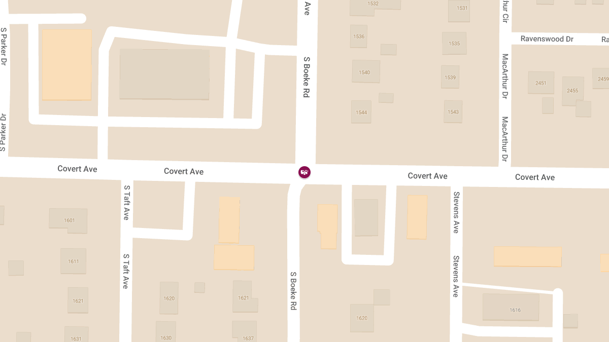 Injury Crash Involving Child at Covert Ave & Boeke Rd