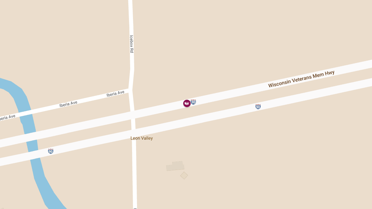 Injury Crash Involving Jackknifed Semi on I-90 WB at County Trunk S