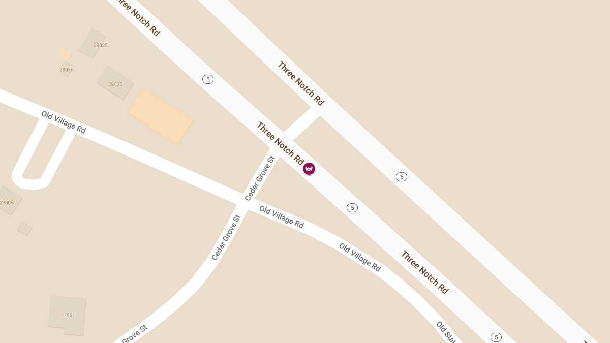 Injury Crash Involving Three Vehicles on Three Notch Rd