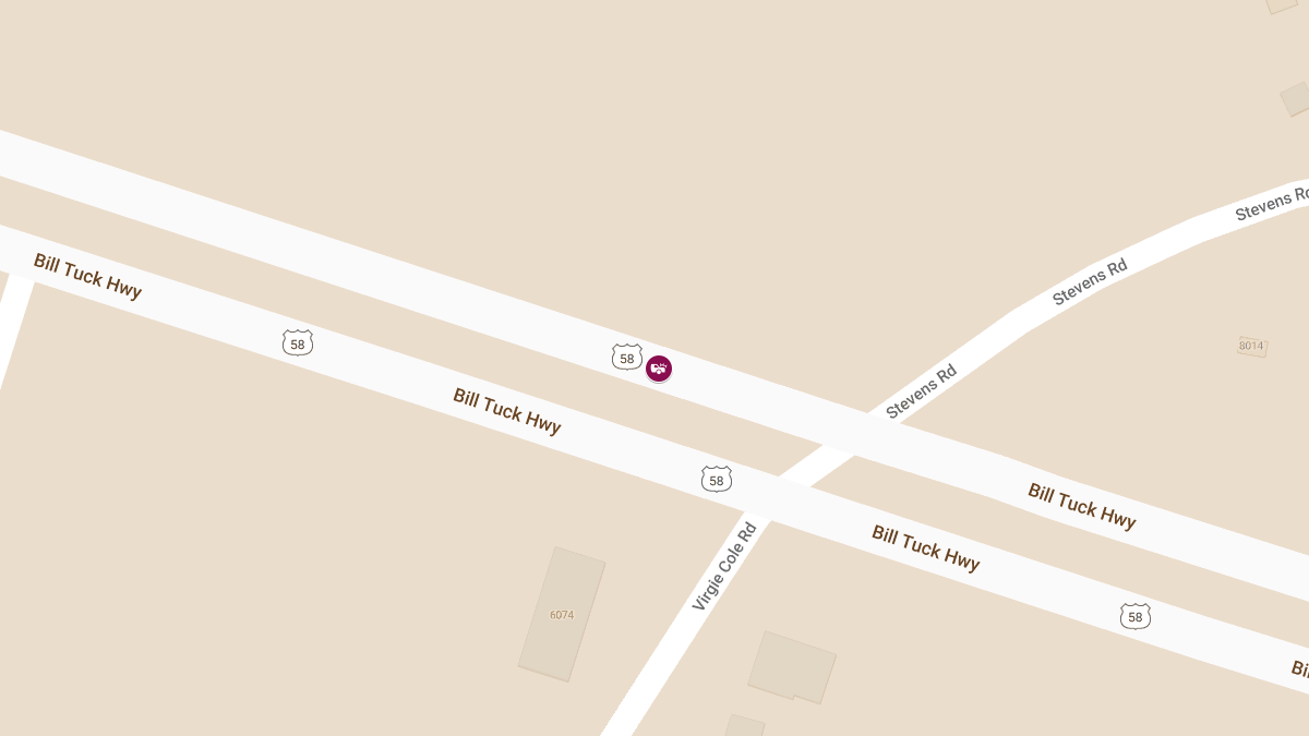 Injury Crash Involving Tractor-Trailer on US-58E Near Bill Tuck Hwy