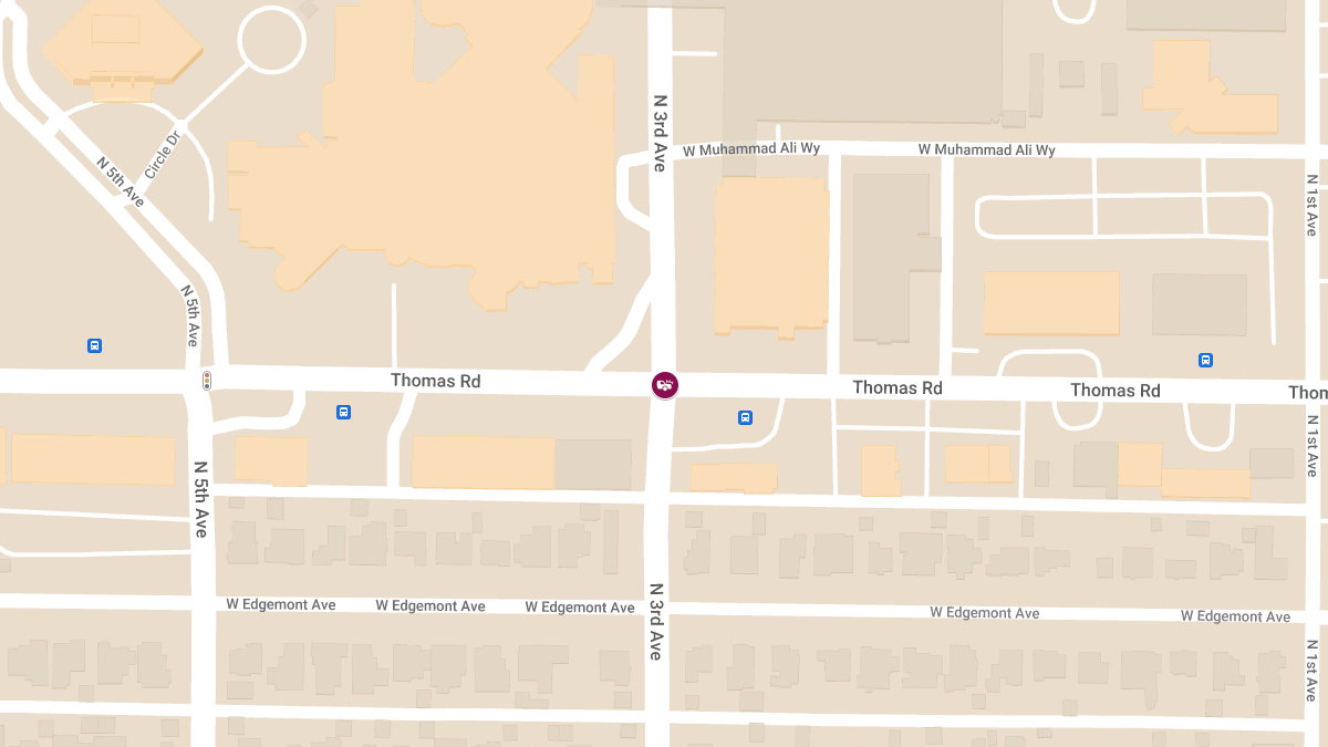 Injury Crash Involving Two Vehicles at N 3rd Ave & W Thomas Rd