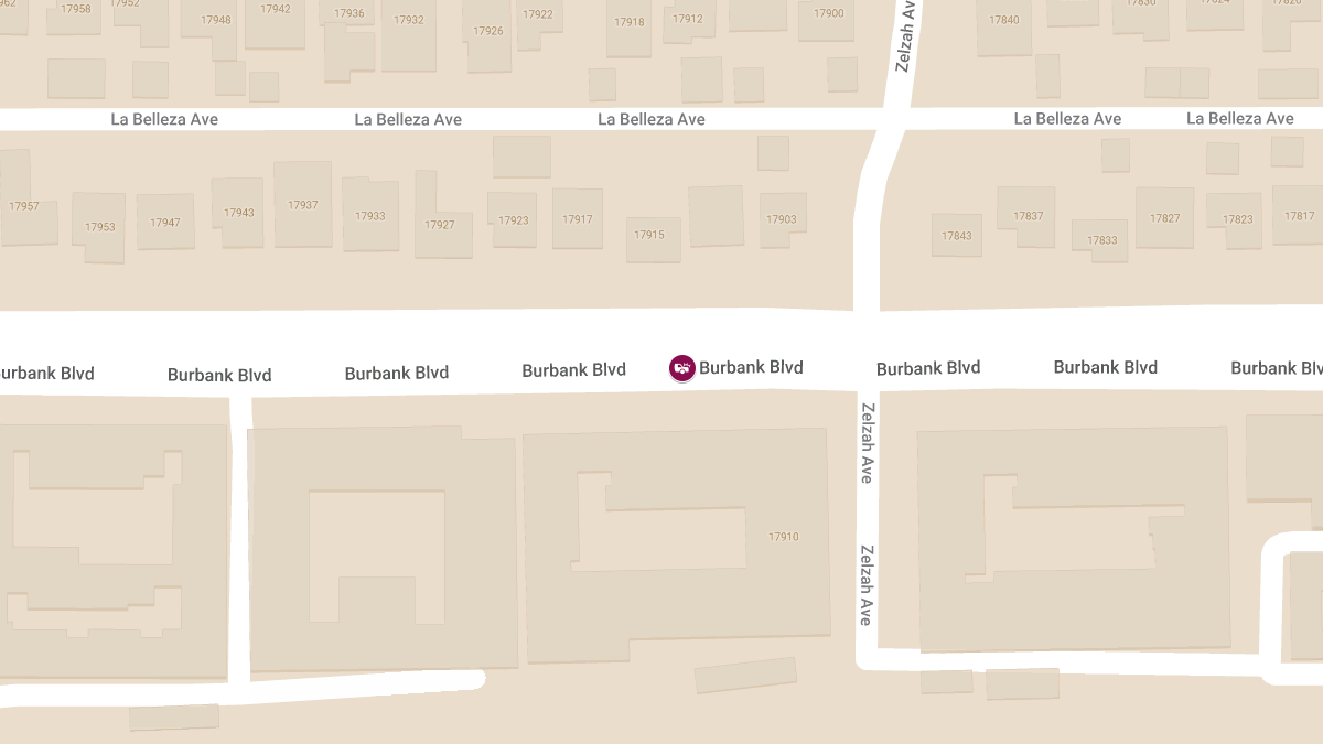 Injury Crash Reported at 17910 Burbank Blvd in Encino
