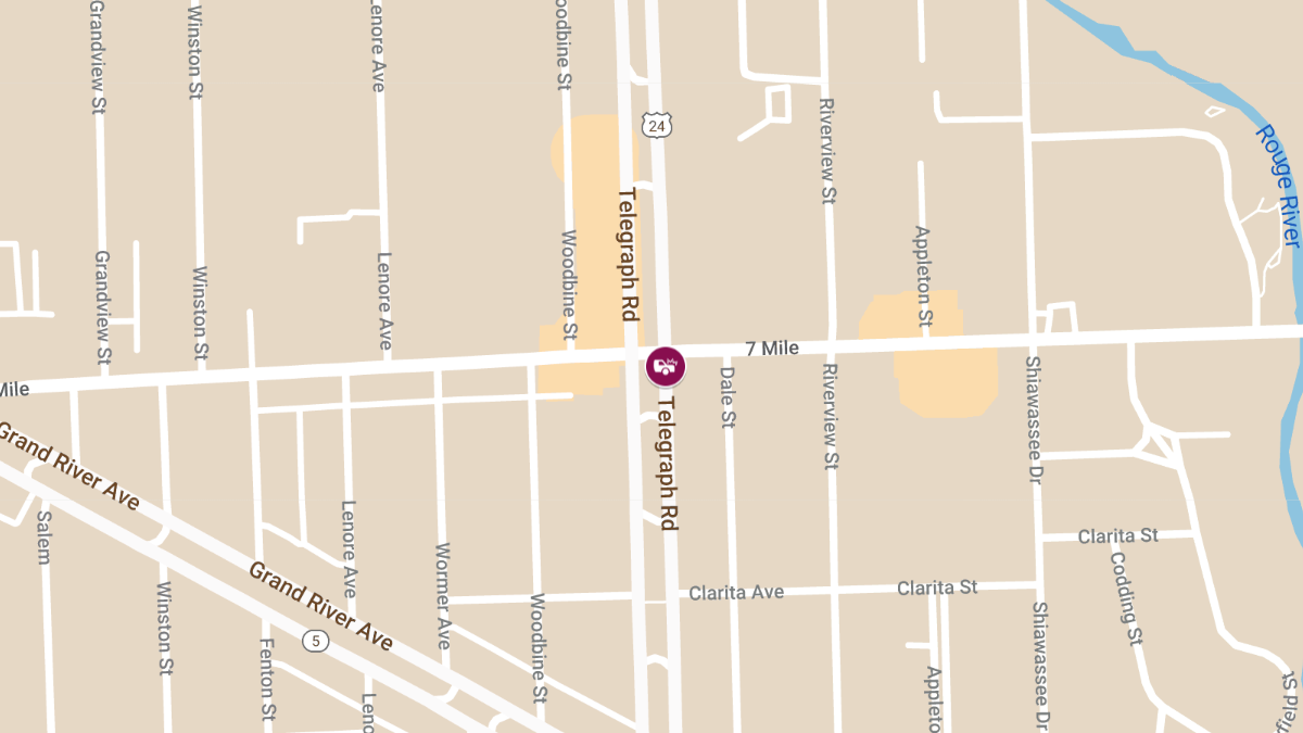 Injury Crash Reported at 18915 Telegraph Rd