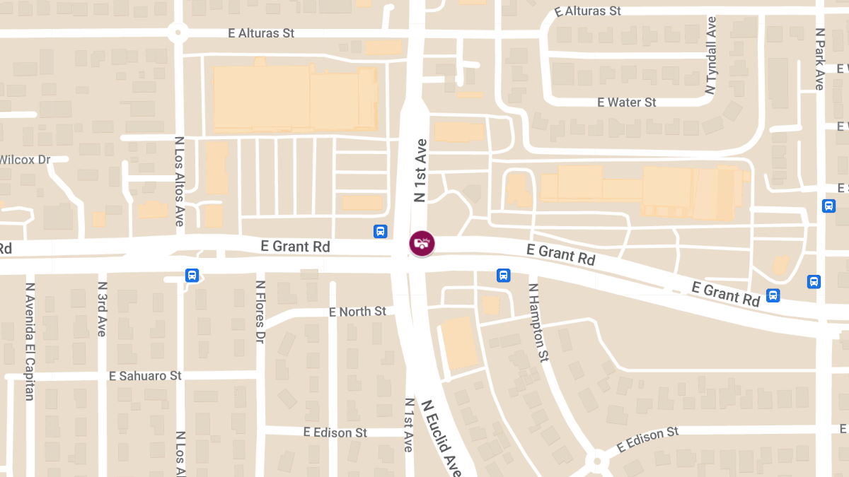 Injury Crash Reported at 1st Ave & Grant Rd