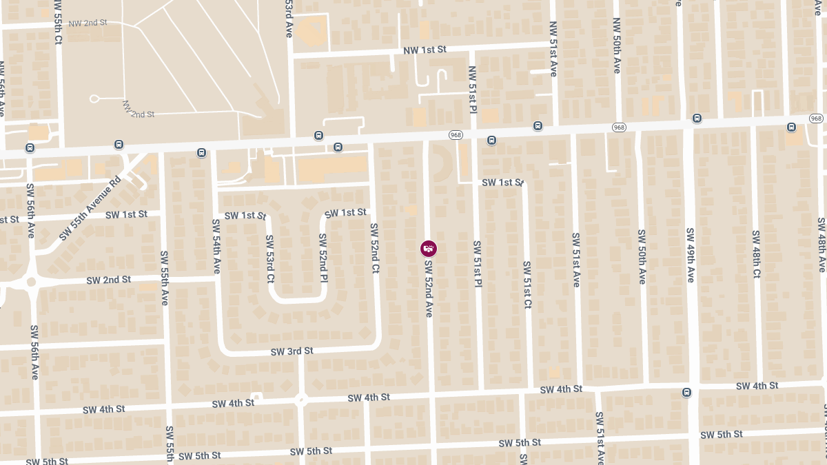 Injury Crash Reported at 301 NW 52nd Ave
