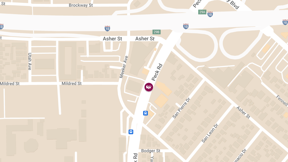 Injury Crash Reported at 3130 Peck Rd