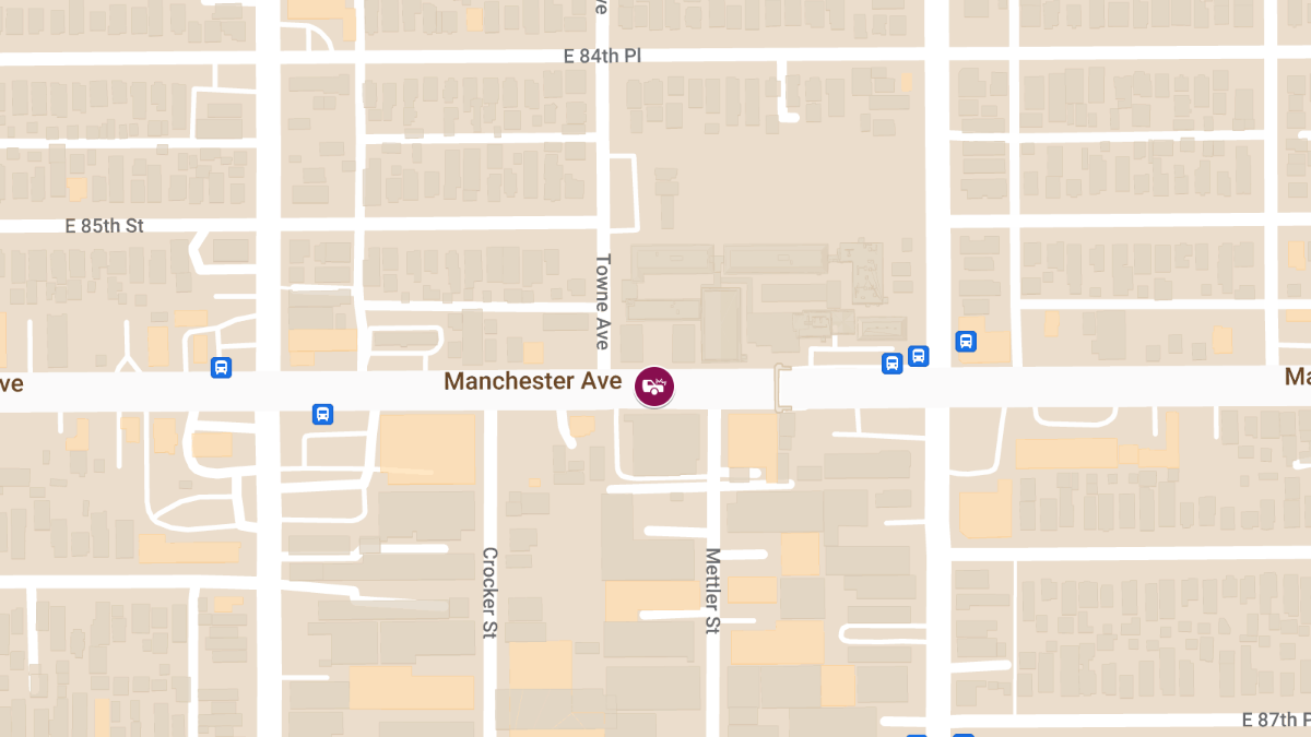 Injury Crash Reported at 601 E Manchester Ave