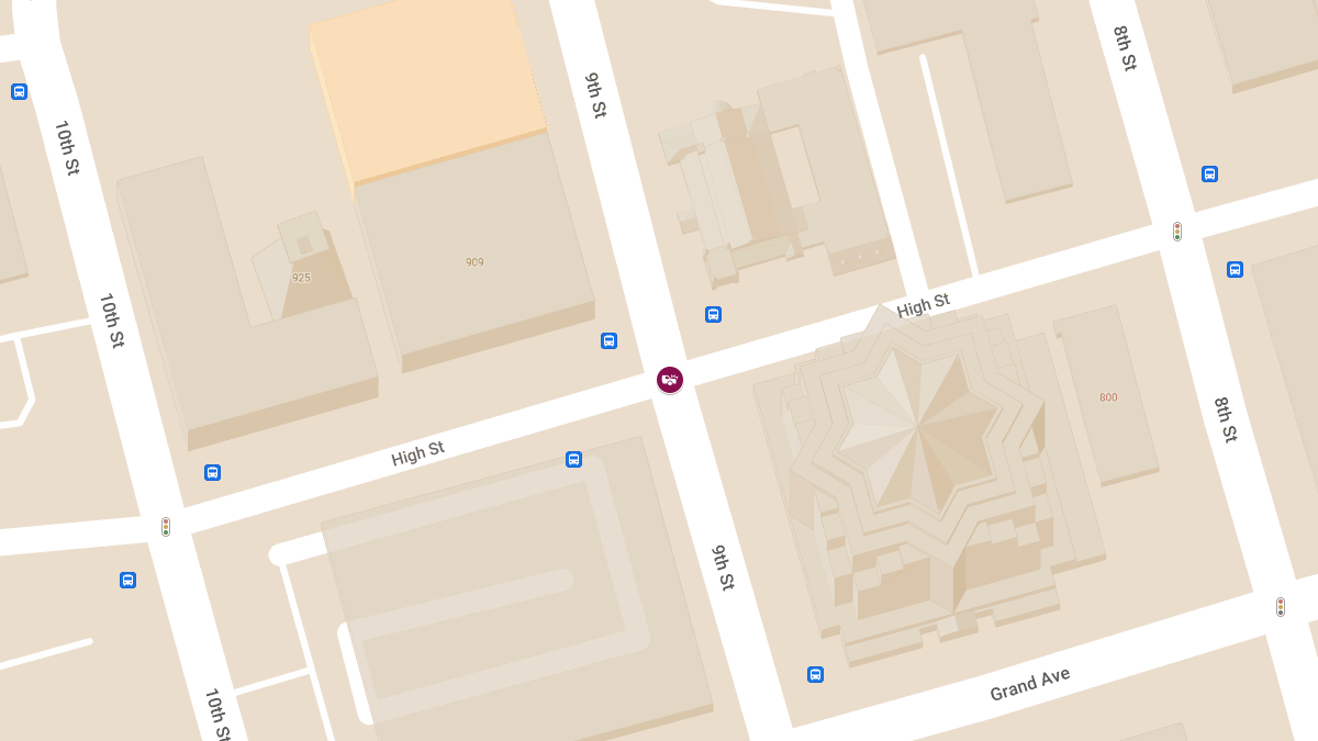 Injury Crash Reported at 9th St & High St
