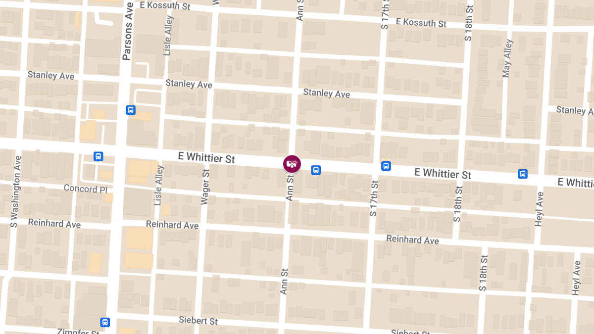 Injury Crash Reported at Ann St & E Whittier St