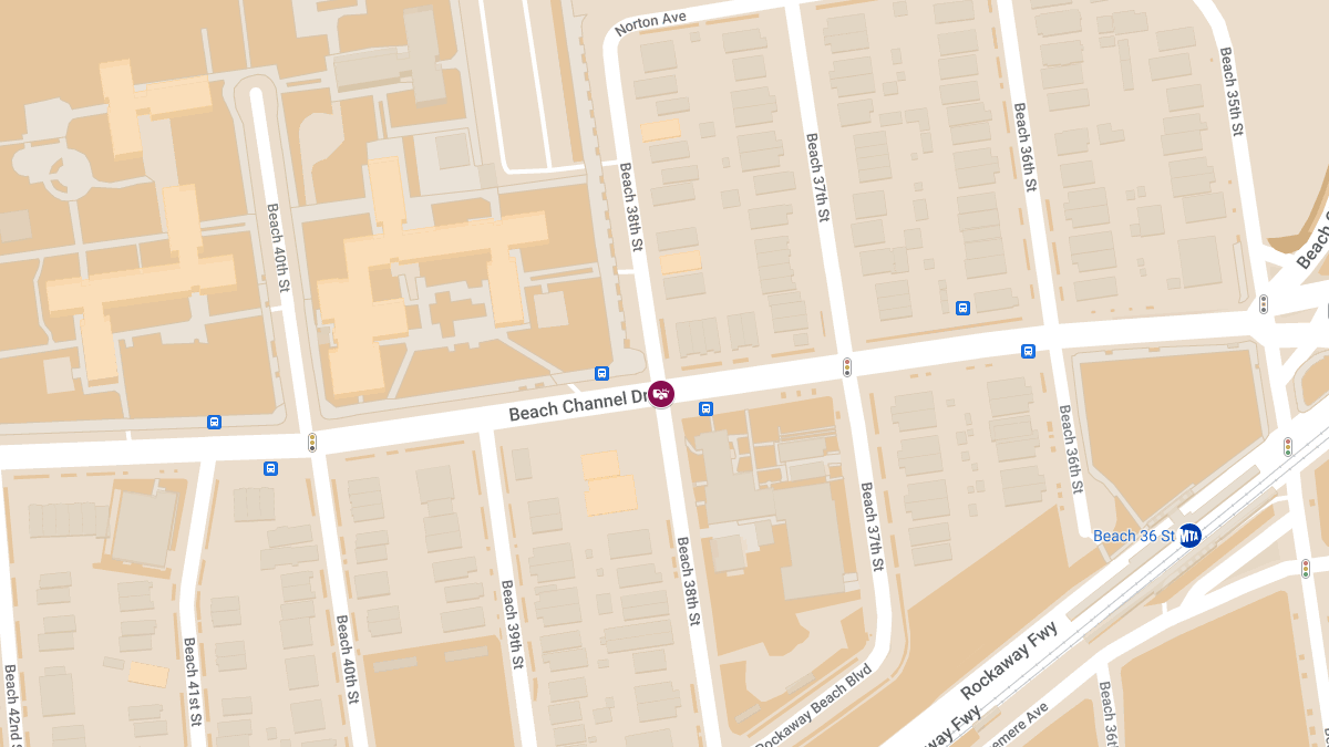 Injury Crash Reported at Beach Channel Dr & Beach 38th St