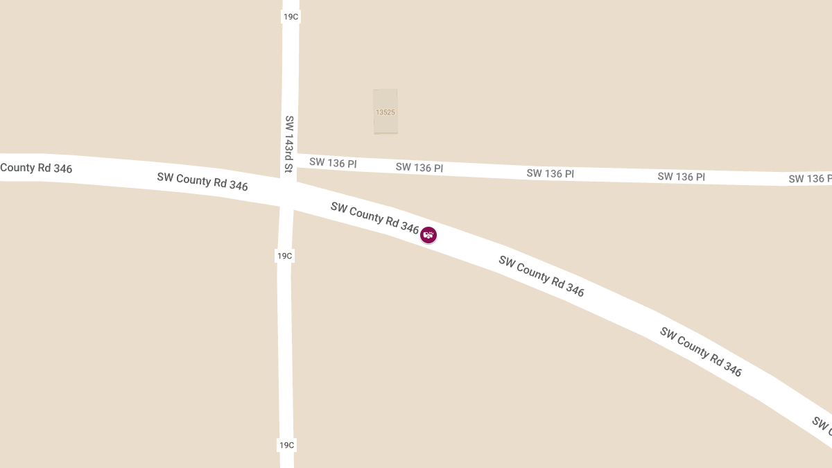 Injury Crash Reported at CR-346 & SW 134th Ter