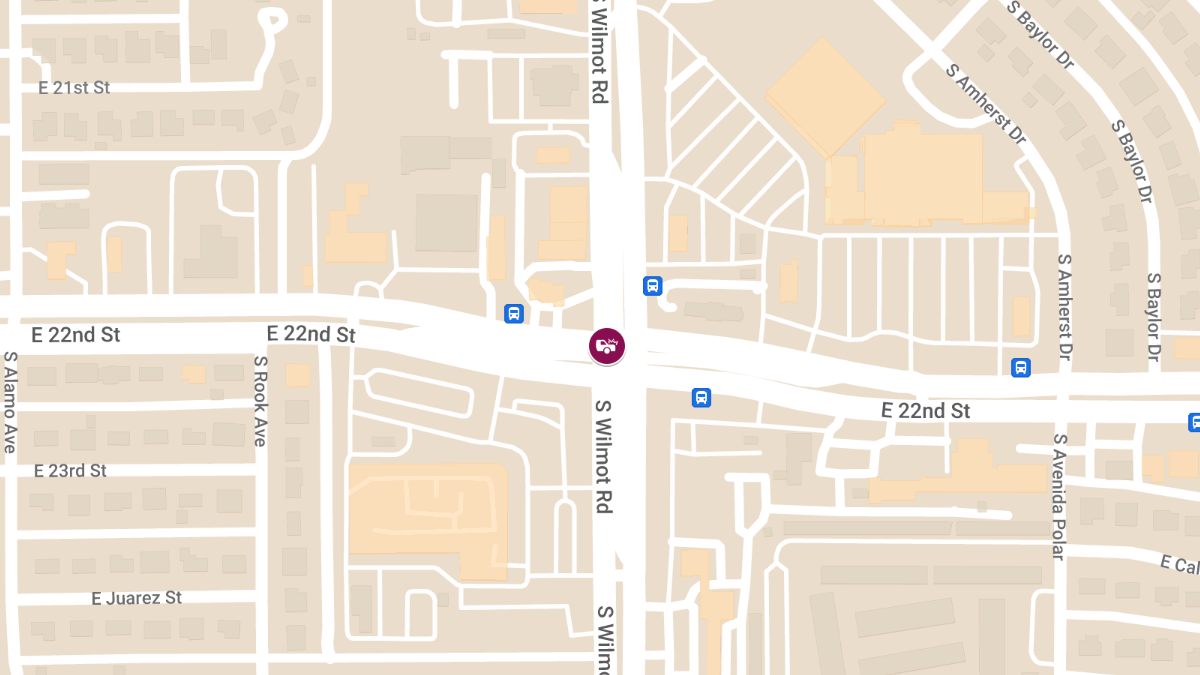 Injury Crash Reported at E 22nd St & S Wilmot Rd