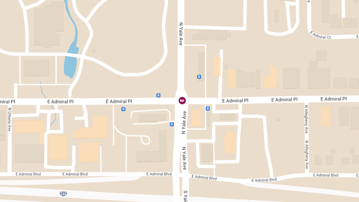 Injury Crash Reported at E Admiral Pl & N Yale Ave