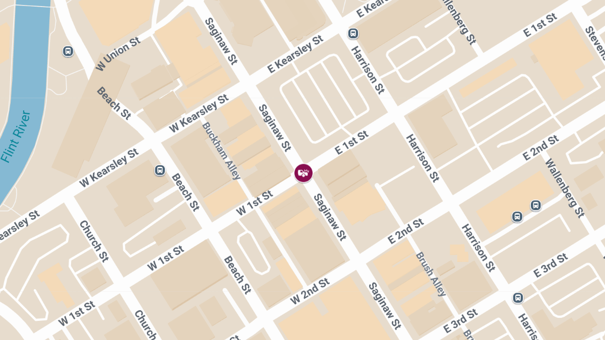Injury Crash Reported at E First St & S Saginaw St