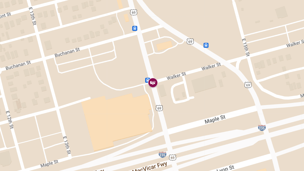 Injury Crash Reported at E. 14th St & Walker St