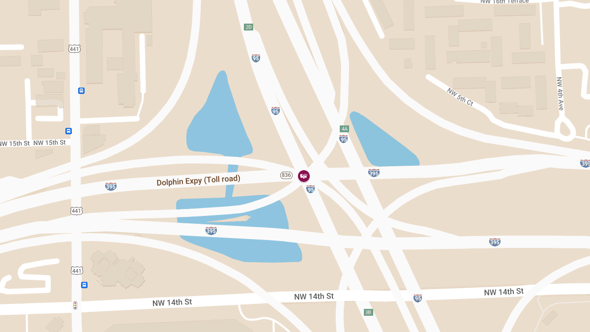 Injury Crash Reported at FL-836 E and I-95 S in Culmer
