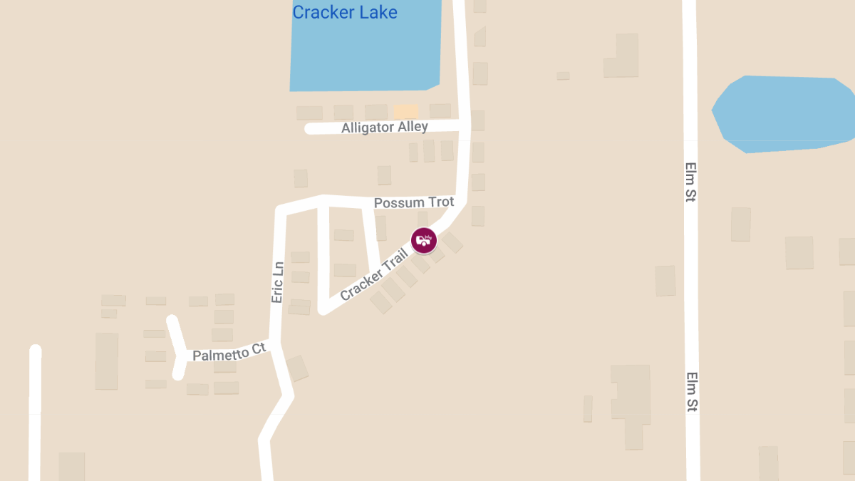 Injury Crash Reported at Florida Cracker Trl & CR-663