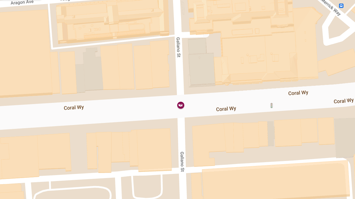 Injury Crash Reported at Galiano St and Miracle Mile