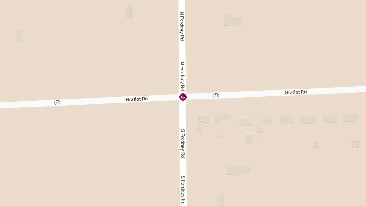 Injury Crash Reported at Gratiot Ave & Fordney St