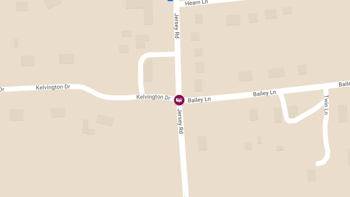 Injury Crash Reported at Jersey Rd & Bailey Ln