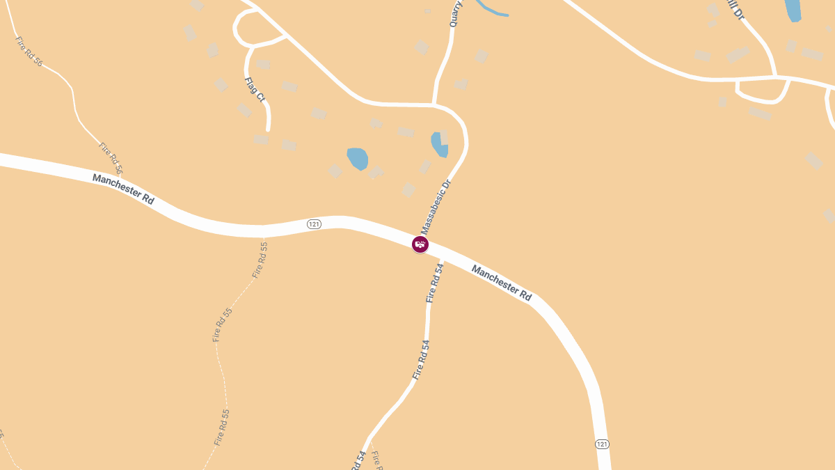 Injury Crash Reported at Manchester Rd & Massabesic Dr
