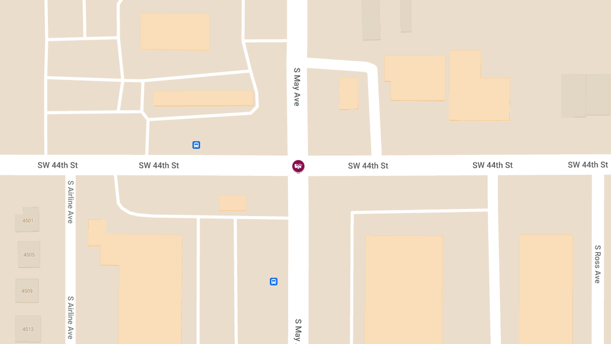 Injury Crash Reported at May Ave & SW 44th St