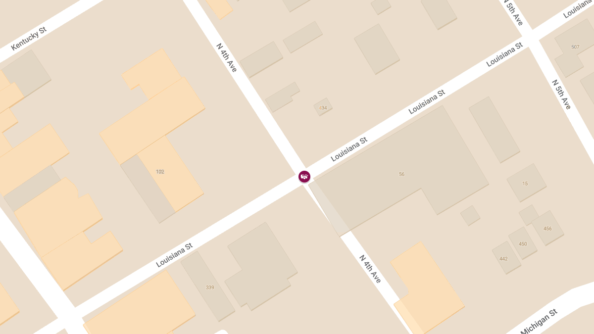 Injury Crash Reported at N 4th Ave & Louisiana St