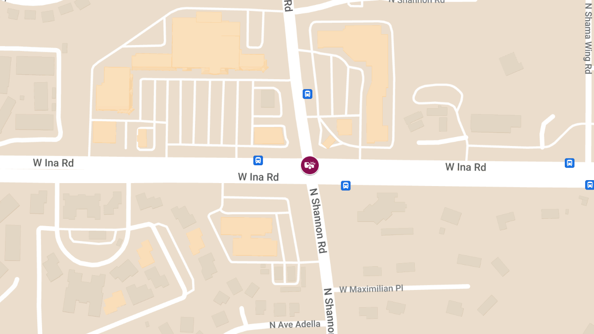 Injury Crash Reported on W Ina Rd