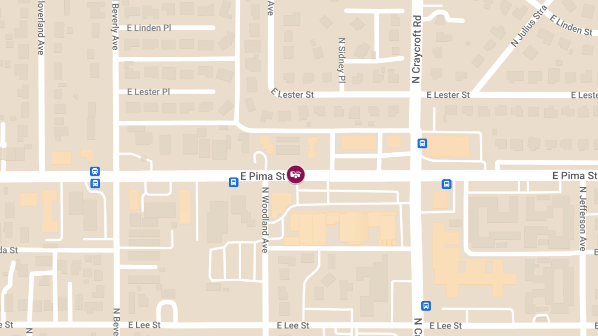 Injury Crash Reported at N Woodland Ave & E Pima St