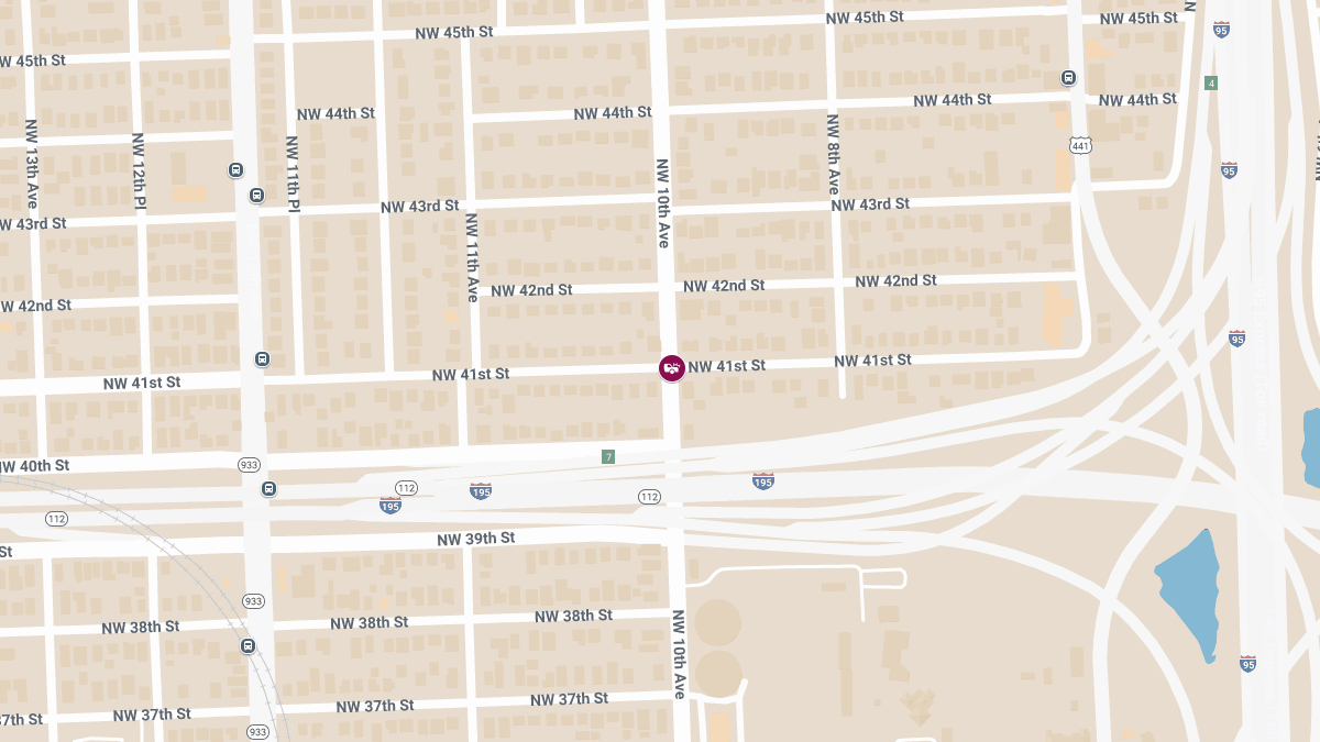 Injury Crash Reported at NW 10th Ave & NW 41st St