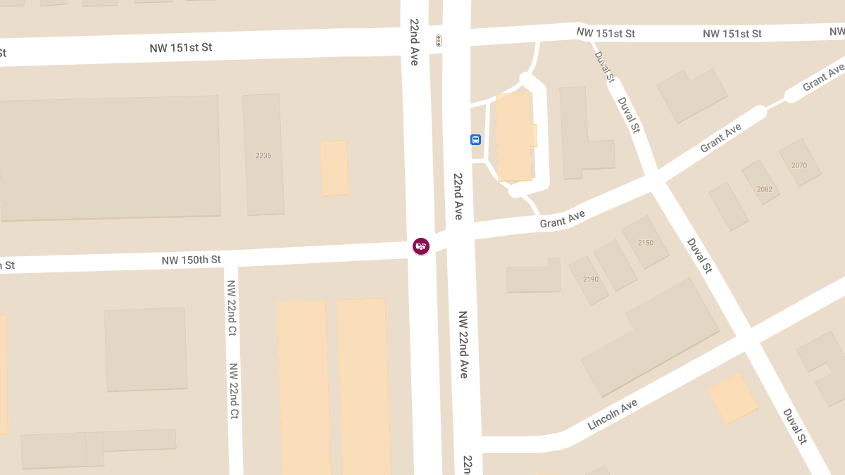 Injury Crash Reported at NW 150th St & NW 22nd Ave