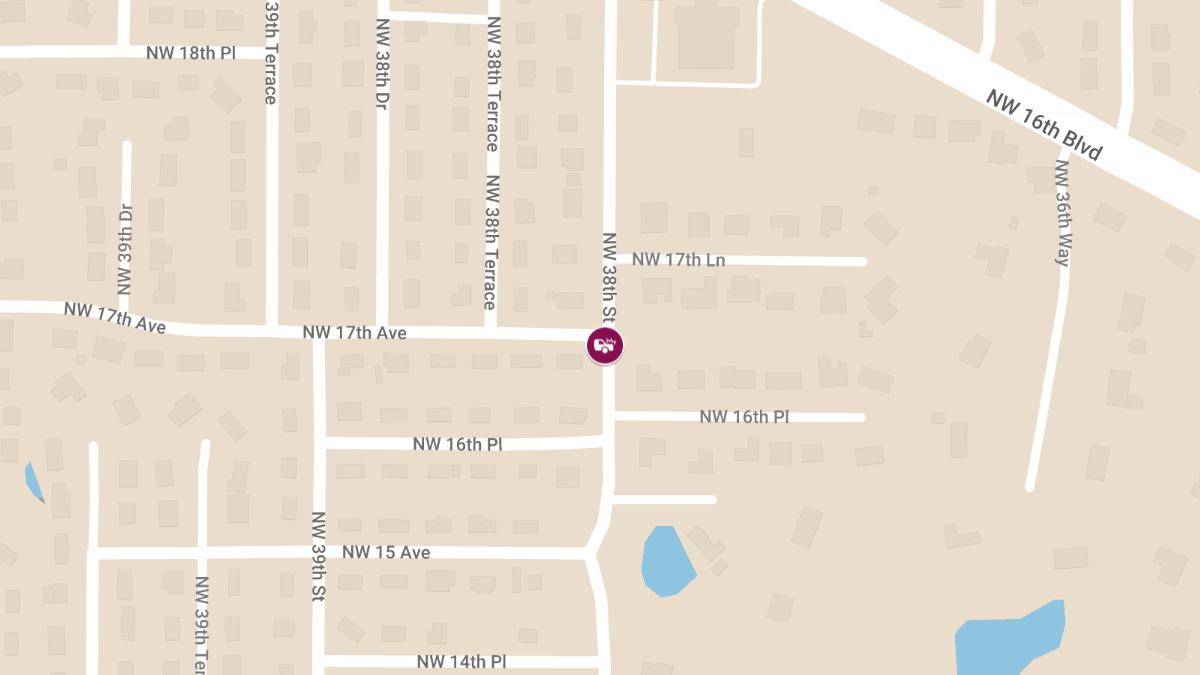 Injury Crash Reported at NW 17th Ave & NW 38th St