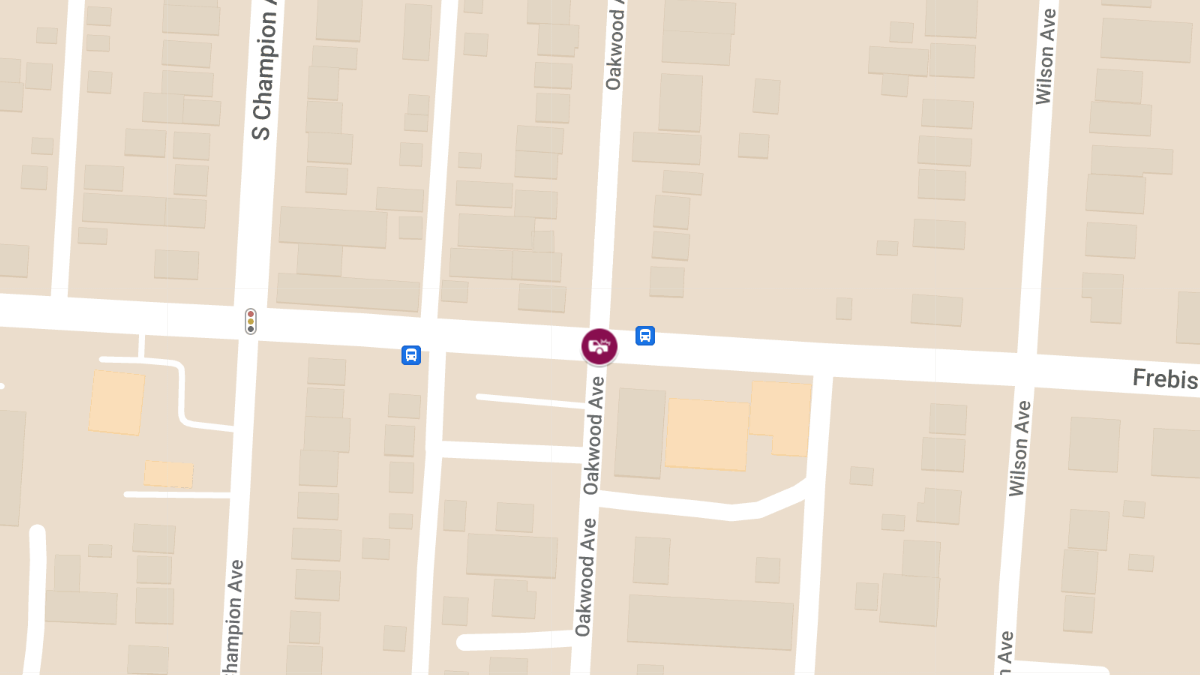 Injury Crash Reported at Oakwood Ave & Frebis Ave