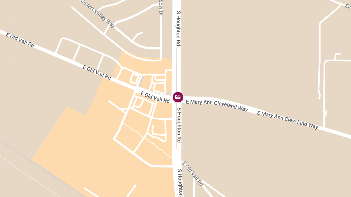 Injury Crash Reported at Old Vail Rd & Houghton Rd