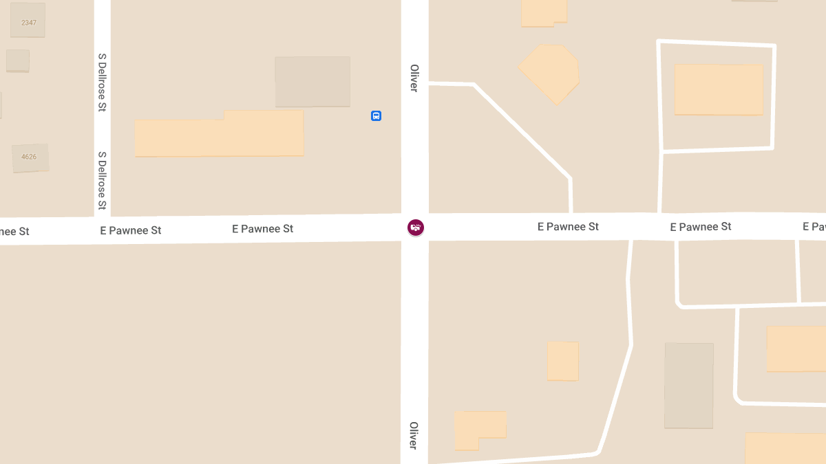 Injury Crash Reported at Pawnee and Oliver