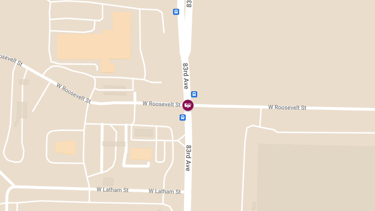 Injury Crash Reported at Roosevelt St & 83rd Ave