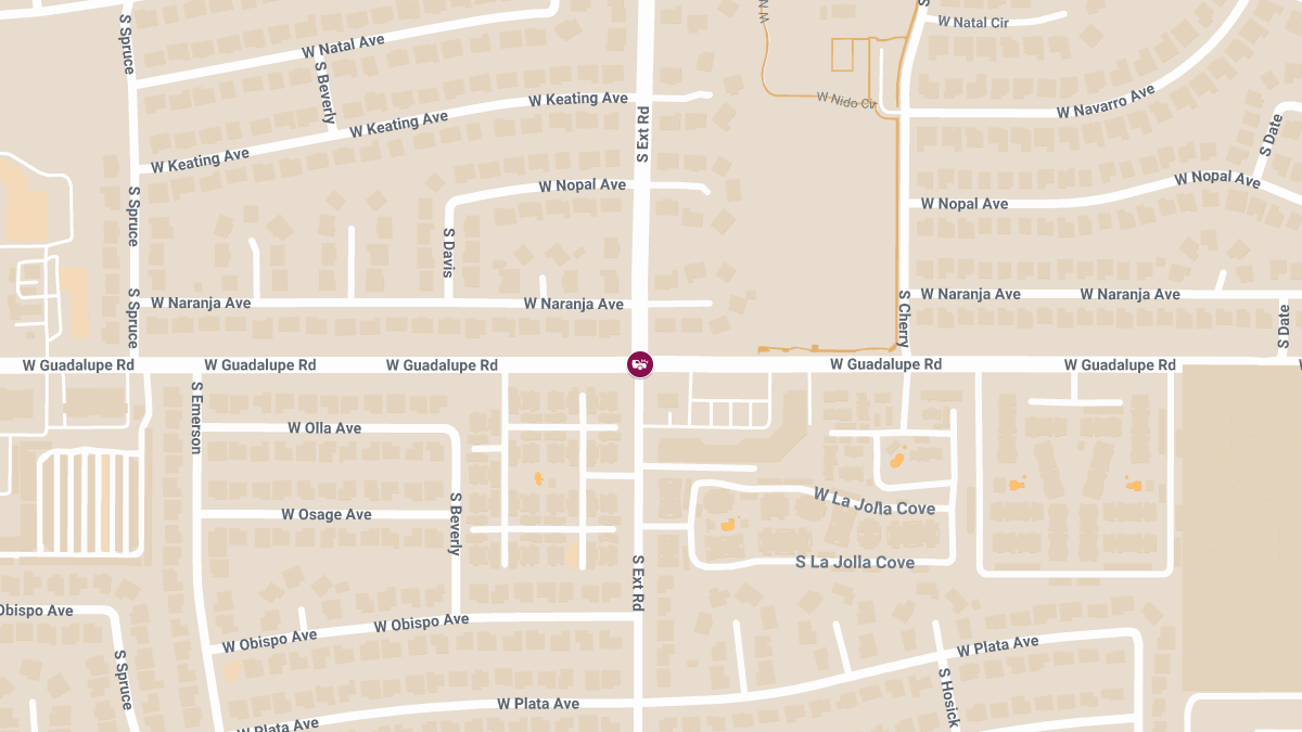 Injury Crash Reported at S Extension Rd & W Guadalupe Rd