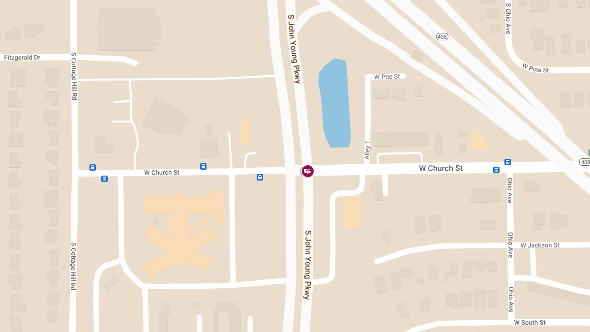 Injury Crash Reported at S John Young Pkwy & W Church St