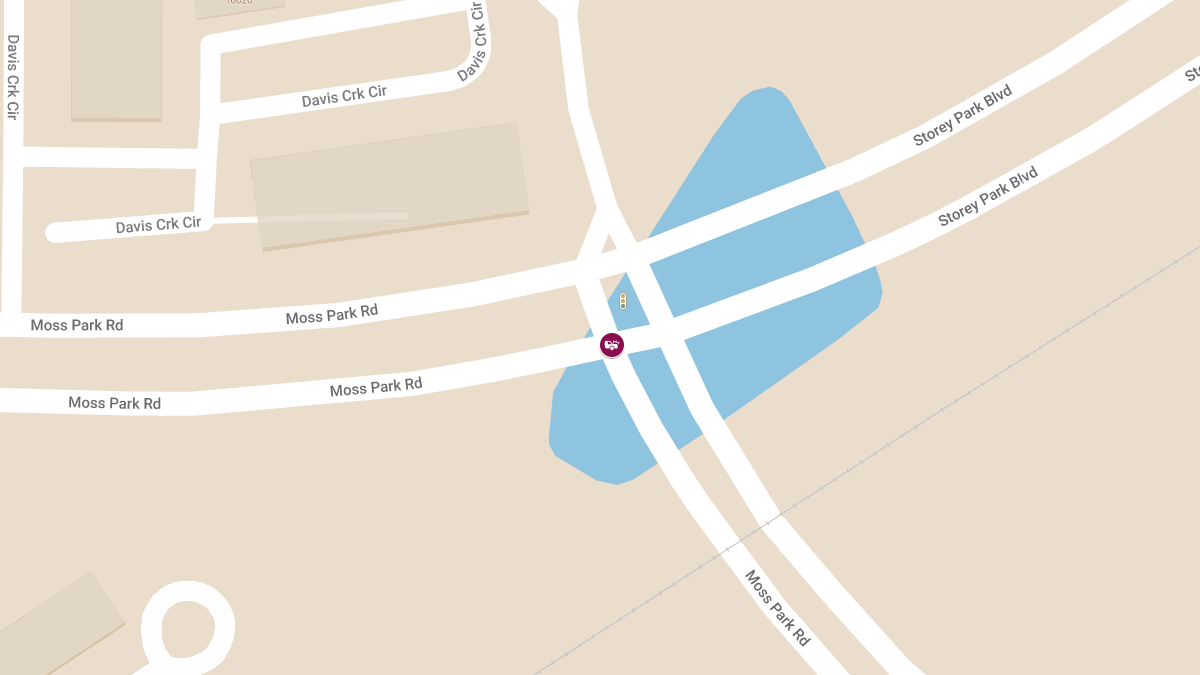 Injury Crash Reported at Storey Park Blvd and Moss Park Rd