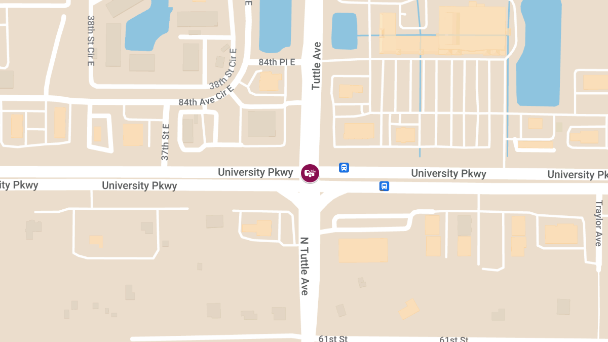 Injury Crash Reported at University Pkwy & N Tuttle Ave