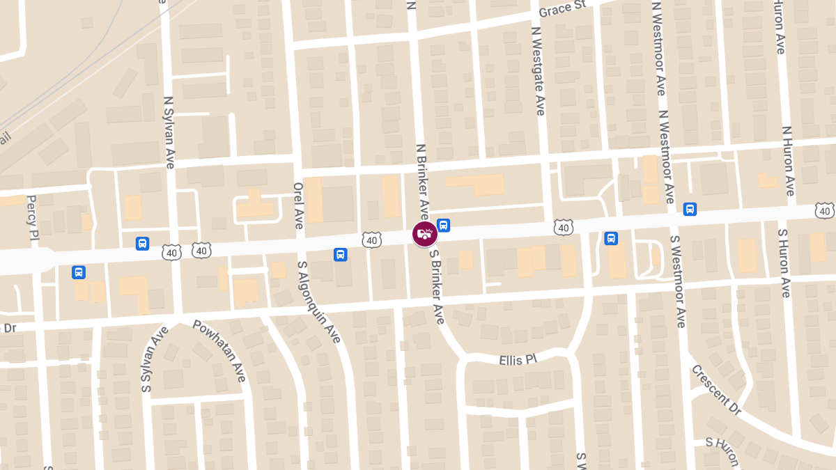 Injury Crash Reported at W Broad St & N Brinker Ave