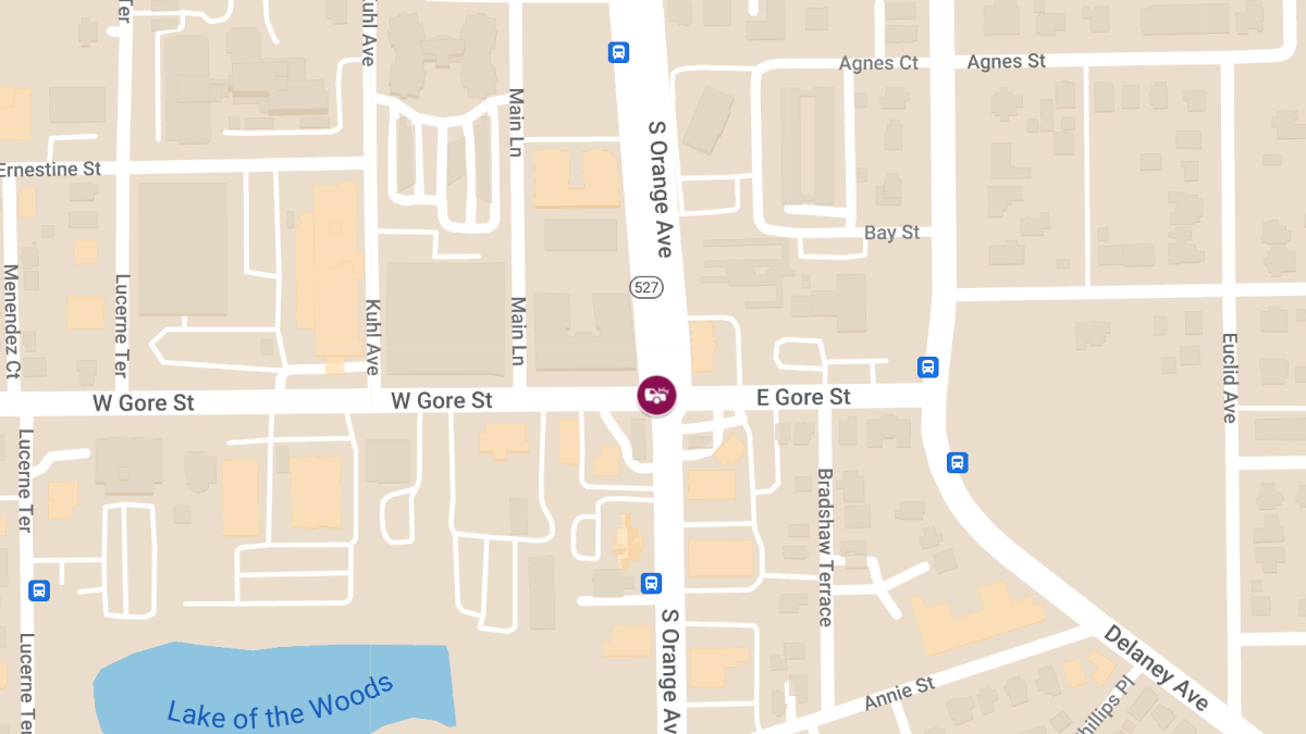 Injury Crash Reported at W Gore St & S Orange Ave