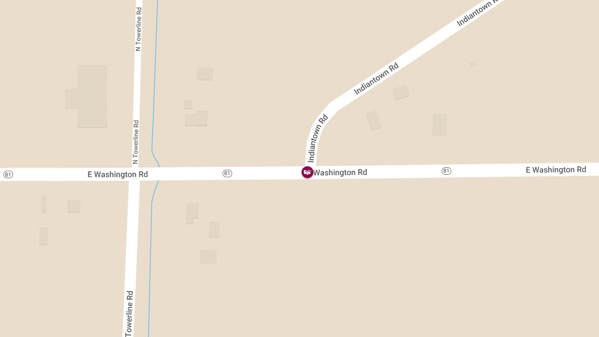 Injury Crash Reported at Washington & Indiantown