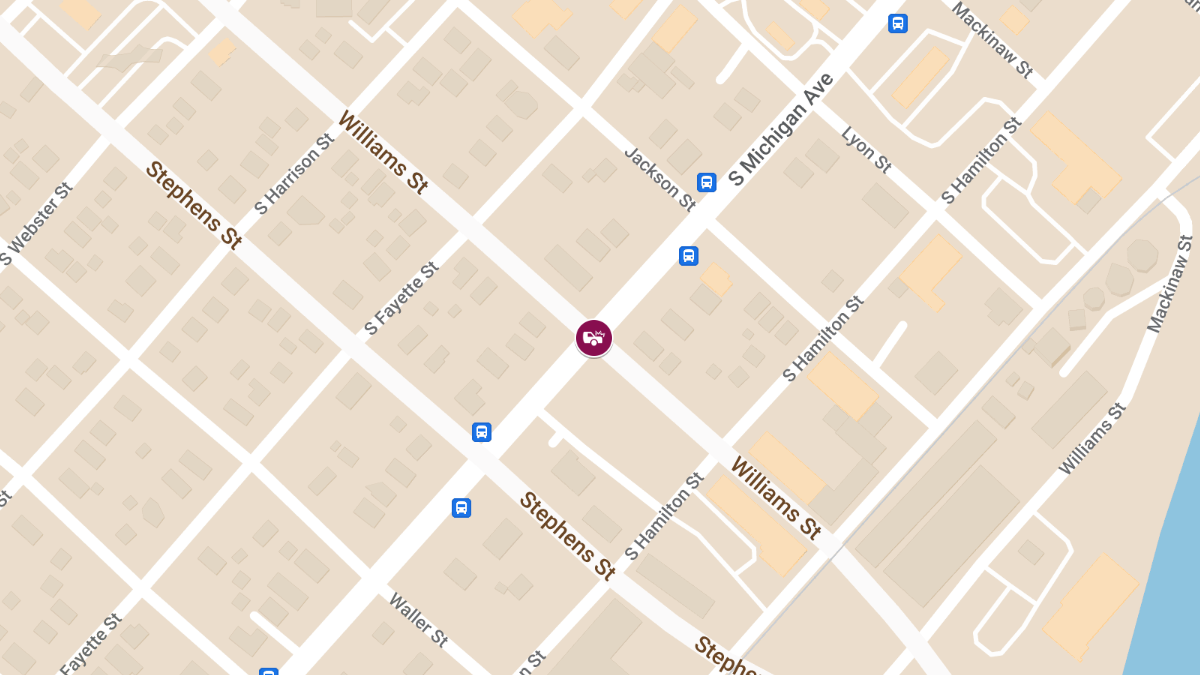 Injury Crash Reported at Williams St & Michigan Ave