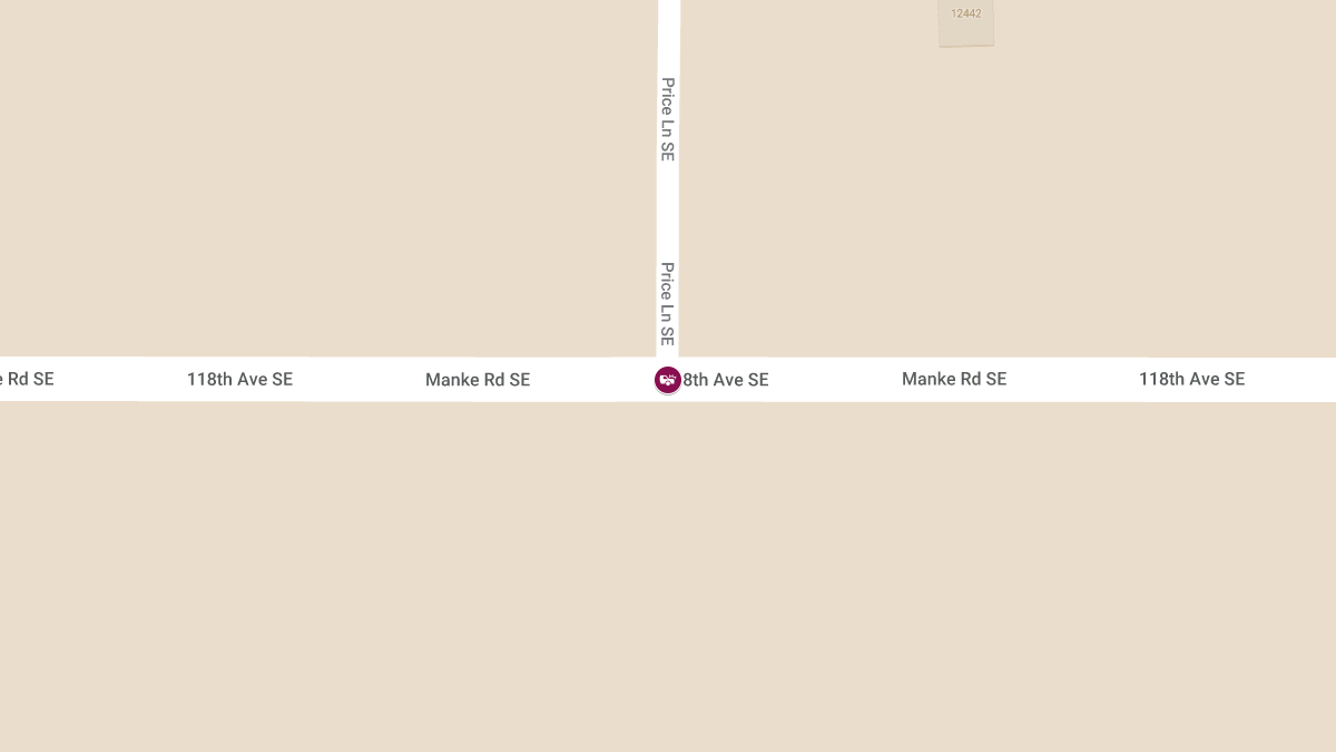 Injury Crash Reported on 118th Ave SE at Price Ln