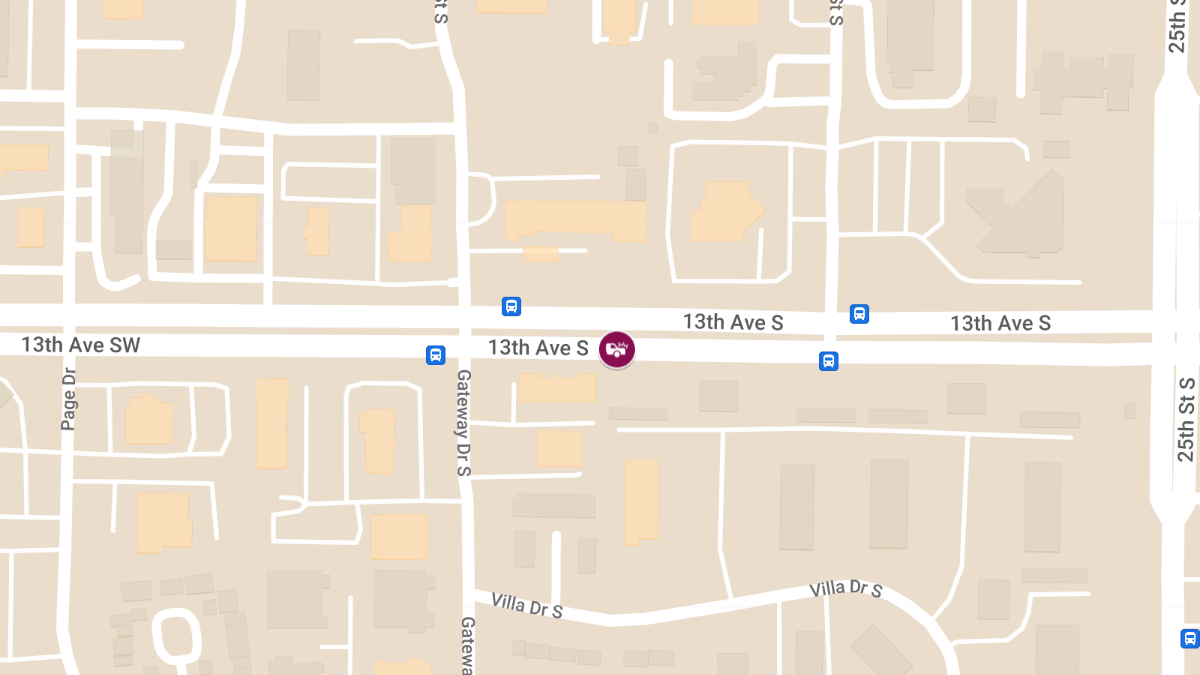 Injury Crash Reported on 13th Ave S