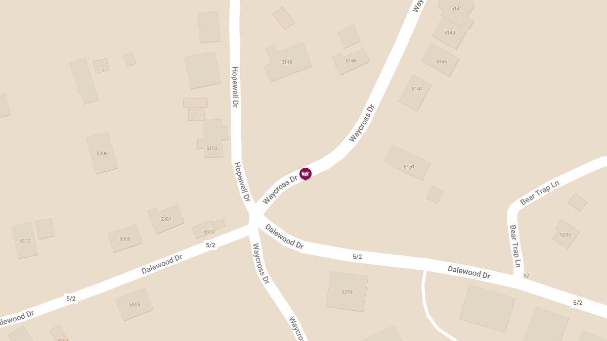 Injury Crash Reported on 5151 Waycross Dr